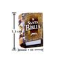 Imagem de Bíblia Miniatura: Micro Bíblia De Coleção Antigo e Novo Testamento  C/Dura + Suporte De Madeira