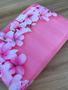 Imagem de Bíblia Orquídeas rosa com abas adesivas coladas ARC