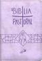 Imagem de Bíblia sagrada catolica pastoral bolso zíper lilás paulus