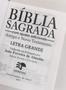 Imagem de biblia sagrada com ajudas adicionais capa dura media aguia