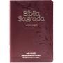 Imagem de Bíblia Sagrada Floral Harpa Cristã CPAD Letra Grande Versão ARC Palavra de Jesus em Vermelho ARC