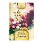 Imagem de Bíblia Sagrada KJA  Capa Dura  Slim Edição Luxo Flores e Folhas Com bordas coloridas