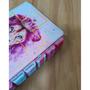Imagem de Biblia sagrada leao coroa rosa com abas adesivas coladas harpa crista