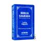 Imagem de Biblia Sagrada Letra Gigante Luxo Popular - Azul - Com Harpa  - RC