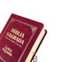 Imagem de Biblia Sagrada Letra Gigante Luxo Popular - Bordô - Com Harpa - RC
