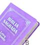 Imagem de Biblia Sagrada Letra Gigante Luxo Popular Lilas - Com Harpa - Mulher - RC