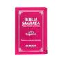 Imagem de Biblia Sagrada Letra Gigante Luxo Popular - Pink - Com Harpa - Mulher - RC