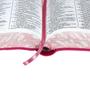 Imagem de Bíblia Sagrada Letra Grande - Sem Índice / Beiras floridas, Flexível PU/ARA