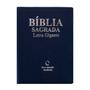 Imagem de Biblia sagrada naa letra gigante luxo preta/azul com indice