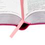 Imagem de Bíblia Sagrada - Nova Almeida Atualizada - NAA- Letra Gigante - Capa luxo - Pink Rosas