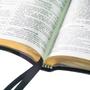 Imagem de Bíblia Sagrada Slim Pequena - Capa Luxo Preta Glossário - Letra Média - ACF Almeida Corrigida Fiel - SBTB