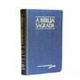 Imagem de Bíblia Sagrada Super Legível com Referência e Mapas - Capa Luxo Azul c/ Índice Palavras de Cristo em Evidência - ACF