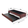 Imagem de Bicama Box Solteiro com Colchão Gran Sleep Ecoflex Molas Verticoil Suede 88x188cm