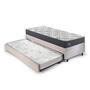Imagem de Bicama Box Solteiro King com Colchão Adapto Ecoflex Molas Ensacadas Suede 96x203cm