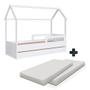 Imagem de Bicama Montessoriana com 2 Colchões - Branco