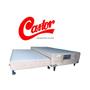 Imagem de Bicama Solteiro King King Espuma D28 Acoplada Premium Bege 96x203x40 (Cama Resistente Madeira de Eucalipto - Ideal para quartos pequenos)