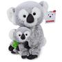 Imagem de Bicho de pelúcia GUND Zozo The Koala Bear com Joey 25 cm cinza/branco