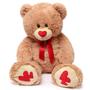 Imagem de Bicho de pelúcia Teddy Bear MaoGolan Giant 35 com coração vermelho