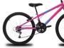 Imagem de Bicicleta 24 infantil Feminina 18V Shimano Cestinha