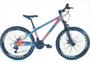 Imagem de bicicleta 26 vikingx tuff 35 AZUL PETRÓLEO 21v cambio shimano 