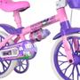 Imagem de Bicicleta Aro 12 Cat Rosa/roxo C/cesta