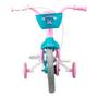 Imagem de Bicicleta aro 12 charm rosa/verde. com cesta bike infantil