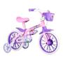 Imagem de Bicicleta aro 12 femina cat rosa bike infantil nathor