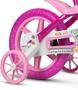 Imagem de Bicicleta Aro 12 Infantil Com Rodinhas Flower Nathor