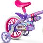 Imagem de Bicicleta Aro 12 Infantil Com Rodinhas Violet Nathor