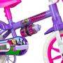 Imagem de Bicicleta Aro 12 Infantil Com Rodinhas Violet Nathor