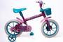 Imagem de Bicicleta Aro 12 Infantil Feminina Pink e Azul Turquesa - Personagem