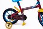 Imagem de Bicicleta Aro 12 Infantil Masculina Vermelho /Azul/Amarelo - Personagem