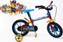 Imagem de Bicicleta Aro 12 Infantil Masculina Vermelho /Azul/Amarelo - Personagem