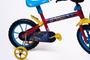 Imagem de Bicicleta Aro 12 Infantil Masculina Vermelho /Azul/Amarelo - Personagem