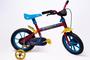 Imagem de Bicicleta Aro 12 Infantil Masculina Vermelho /Azul/Amarelo - Personagem