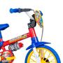 Imagem de Bicicleta Aro 12 Menino - 2 a 4 anos - Original Nathor 2024 - Completa Com Rodinhas - Aço De Carbono - Limitador de Giro