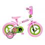 Imagem de Bicicleta aro 12 para menina rosa sweet heart com bolsa