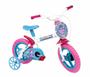 Imagem de Bicicleta Aro 12 Princesa Tiara Azul e Rosa Styll Baby