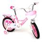 Imagem de Bicicleta Aro 14 Bicicletinha Infantil Rosa Para Menina