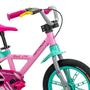 Imagem de Bicicleta Aro 14 First Pro Feminina Nathor 4 Anos C/Rodinhas