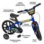 Imagem de Bicicleta Aro 14 Infantil Azul Power Game - Bandeirante 3047