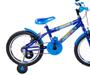 Imagem de Bicicleta Aro 16 Gybikes Azul C/Acessórios C/Rodinhas