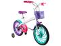 Imagem de Bicicleta Aro 16 Infantil Caloi Ceci Branca com Rodinhas e Cestinha
