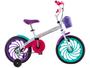 Imagem de Bicicleta Aro 16 Infantil Caloi Ceci Branca com Rodinhas e Cestinha