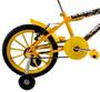 Imagem de Bicicleta Aro 16 Infantil Menino Kids Amarela