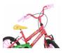 Imagem de Bicicleta aro 16 infantil Monn Day South Vermelha Com Cestinha