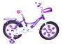 Imagem de Bicicleta Aro 16 Infantil Princesa Cor Roxa Menina