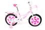 Imagem de Bicicleta Aro 16 Princess Rosa Até 60kg Freio V-Brake Com Rodinhas Uni Toys