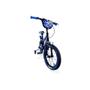 Imagem de Bicicleta Aro 16 Pro Aventura Azul 2658 Uni Toys Com Rodinhas Freios V-Brake Protetor de Corrente