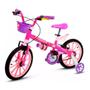 Imagem de Bicicleta Aro 16 Top Girls Rosa Menina Nathor